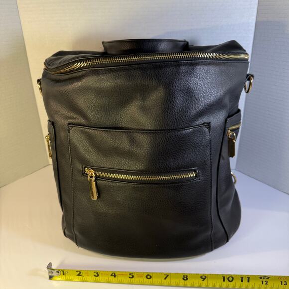 Miss Fong Vegan Leather Backpack Diaper Bag - Stylish & Functional - Picture 1 of 12